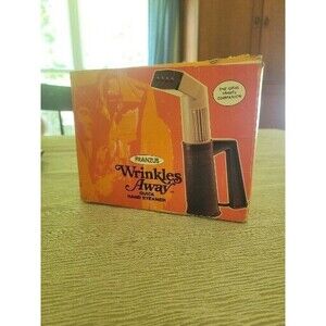 Vintage Franzus WRINKLES AWAY Electric Hand Steamer With Box